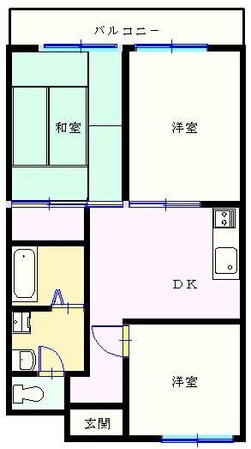 ニュー下郷ハイツの物件間取画像